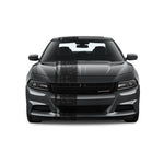 Dual Racing Stripes [3x] 1" , 2", 12" x 68" Self Healing Vinyl Fits All Vehicles