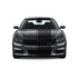 Dual Racing Stripes [3x] 1" , 2", 24" x 68" Self Healing Vinyl Fits All Vehicles
