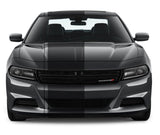 Dual Racing Stripes [3x] .50" , 2", 24" x 70" Self Healing Air Release Vinyl Fits All Vehicles