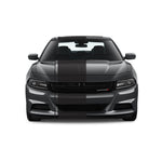 Dual Racing Stripes [3x] .75" , 2", 24" x 68" Self Healing Vinyl Fits All Vehicles