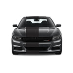 Dual Racing Stripes [3x] .50" , 2", 24" x 68" Self Healing Vinyl Fits All Vehicles