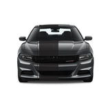 Dual Racing Stripes [3x] .50" , 2", 24" x 70" Self Healing Air Release Vinyl Fits All Vehicles