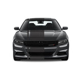 Dual Racing Stripes [3x] 3" , 2", 24" x 68" Self Healing Vinyl Fits All Vehicles