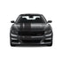 Dual Racing Stripes [3x] 5" , 2", 12" x 68" Self Healing Vinyl Fits All Vehicles
