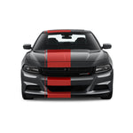 Dual Racing Stripes [3x] .50" , 2", 24" x 68" Self Healing Vinyl Fits All Vehicles