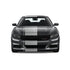 Dual Racing Stripes [3x] .75" , 2", 24" x 68" Self Healing Vinyl Fits All Vehicles