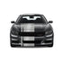 Dual Racing Stripes [3x] 3" , 2", 24" x 68" Self Healing Vinyl Fits All Vehicles