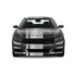 Dual Racing Stripes [3x] 5" , 2", 24" x 68" Self Healing Vinyl Fits All Vehicles
