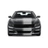 Dual Racing Stripes [3x] 1" , 2", 24" x 68" Self Healing Vinyl Fits All Vehicles