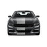 Dual Racing Stripes [3x] .50" , 2", 24" x 70" Self Healing Air Release Vinyl Fits All Vehicles