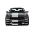 Dual Racing Stripes [3x] .50" , 2", 24" x 70" Self Healing Air Release Vinyl Fits All Vehicles