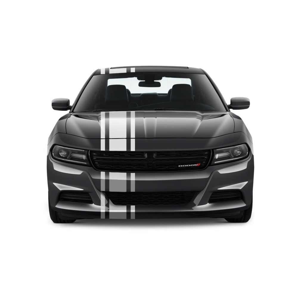 Racing Stripes & pinstripes [3x] 2" , 8", 2" x 70" Self Healing Air Release Vinyl Fits All Vehicles