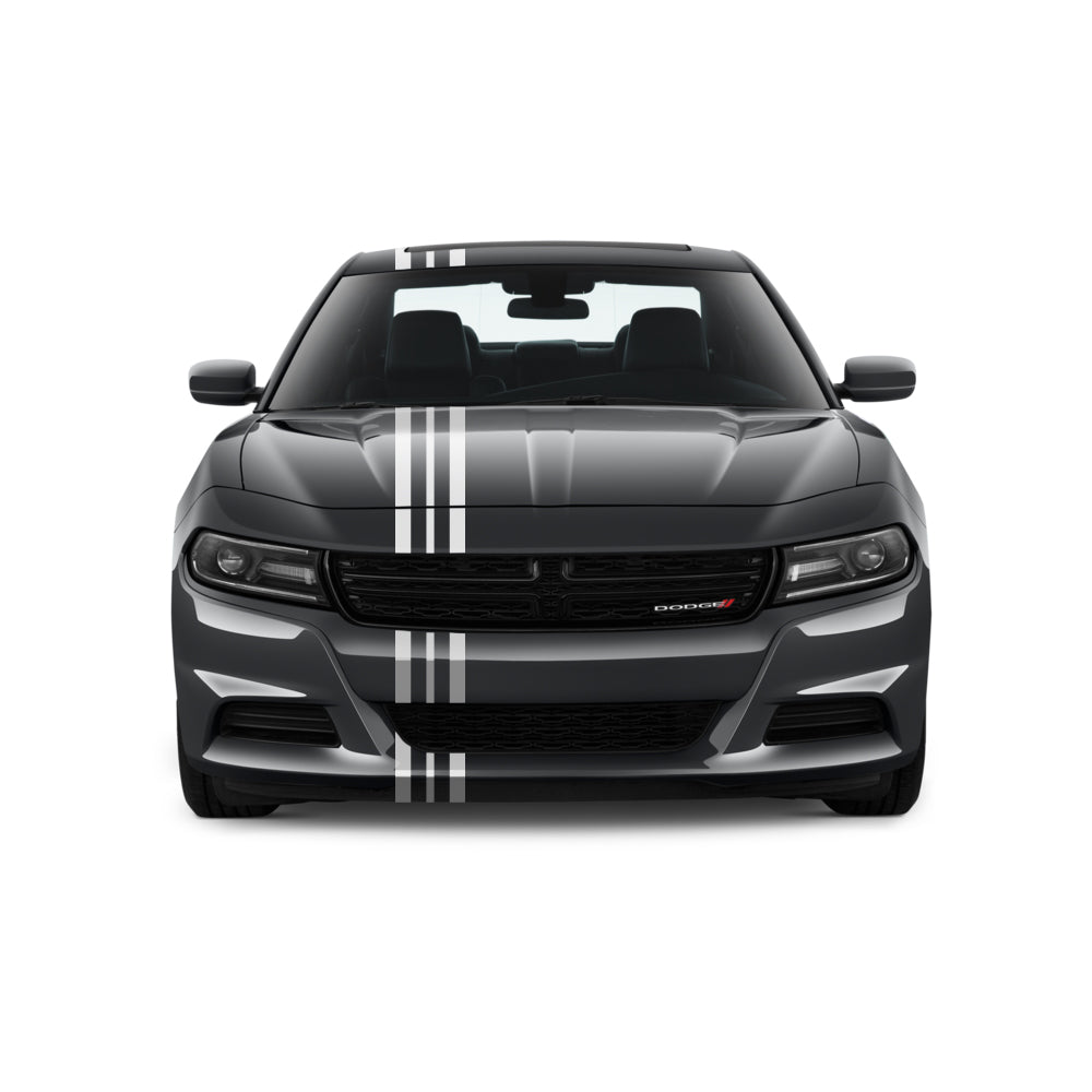 Racing Stripes & pinstripes [3x] 2" , 1", 2" x 70" Self Healing Air Release Vinyl Fits All Vehicles
