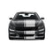 Dual Racing Stripes [3x] 2" , 2", 24" x 68" Self Healing Vinyl Fits All Vehicles
