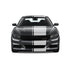 Dual Racing Stripes [3x] 1" , 2", 24" x 68" Self Healing Vinyl Fits All Vehicles