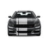 Dual Racing Stripes [3x] 5" , 2", 24" x 70" Self Healing Air Release Vinyl Fits All Vehicles