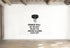 Dinner Will Be Ready When The Smoke Alarm Goes Off - Funny Kitchen Wall Decal Vinyl Sticker Removable