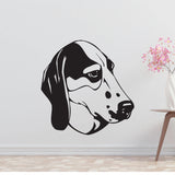 Treeing Walker Coonhound Dog Removable Vinyl Decal Matte Finish Home Decor for Indoor Walls