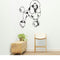 Poodle Dog Removable Vinyl Decal Matte Finish Home Decor for Indoor Walls
