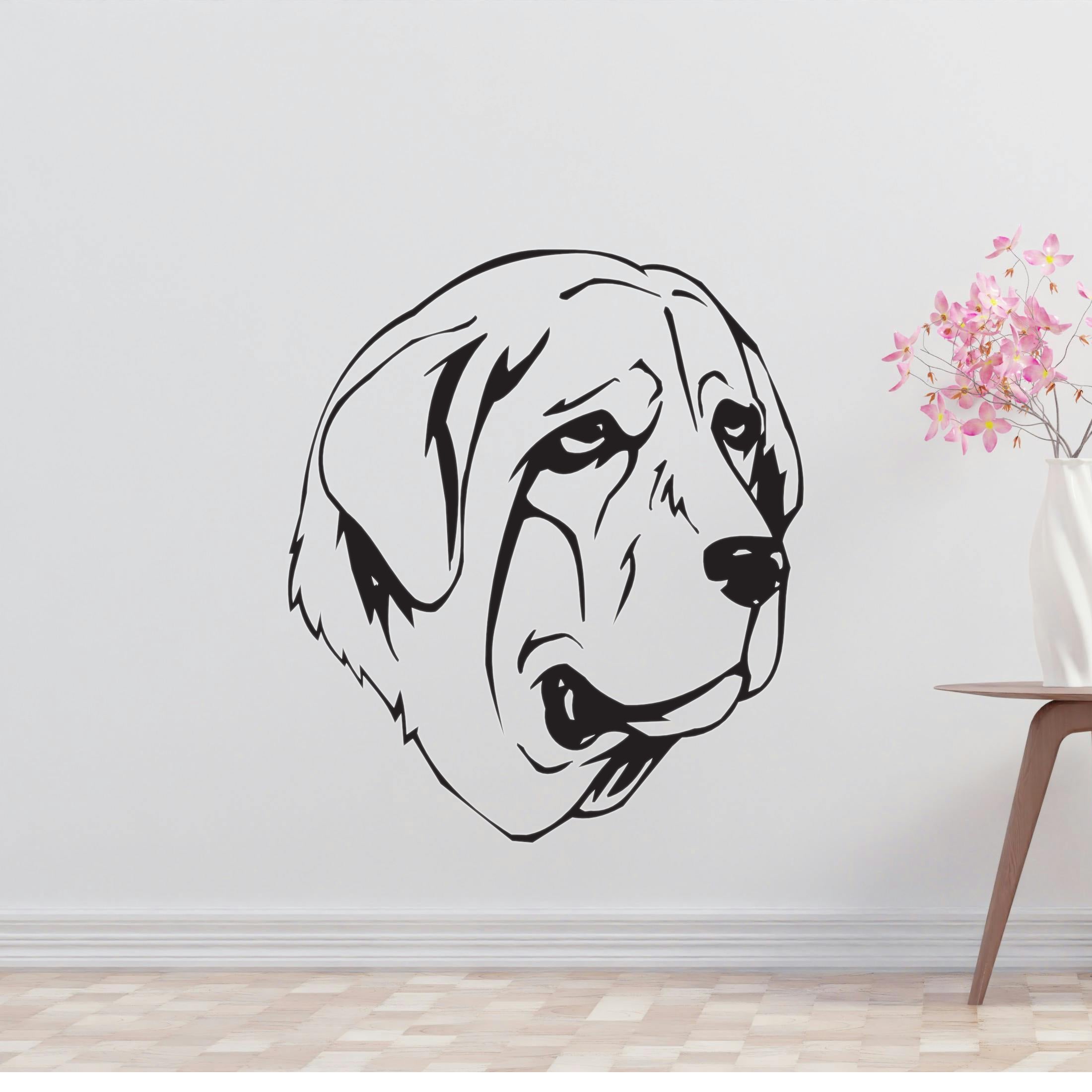 Spanish Mastiff Dog Removable Vinyl Decal Matte Finish Home Decor for Indoor Walls