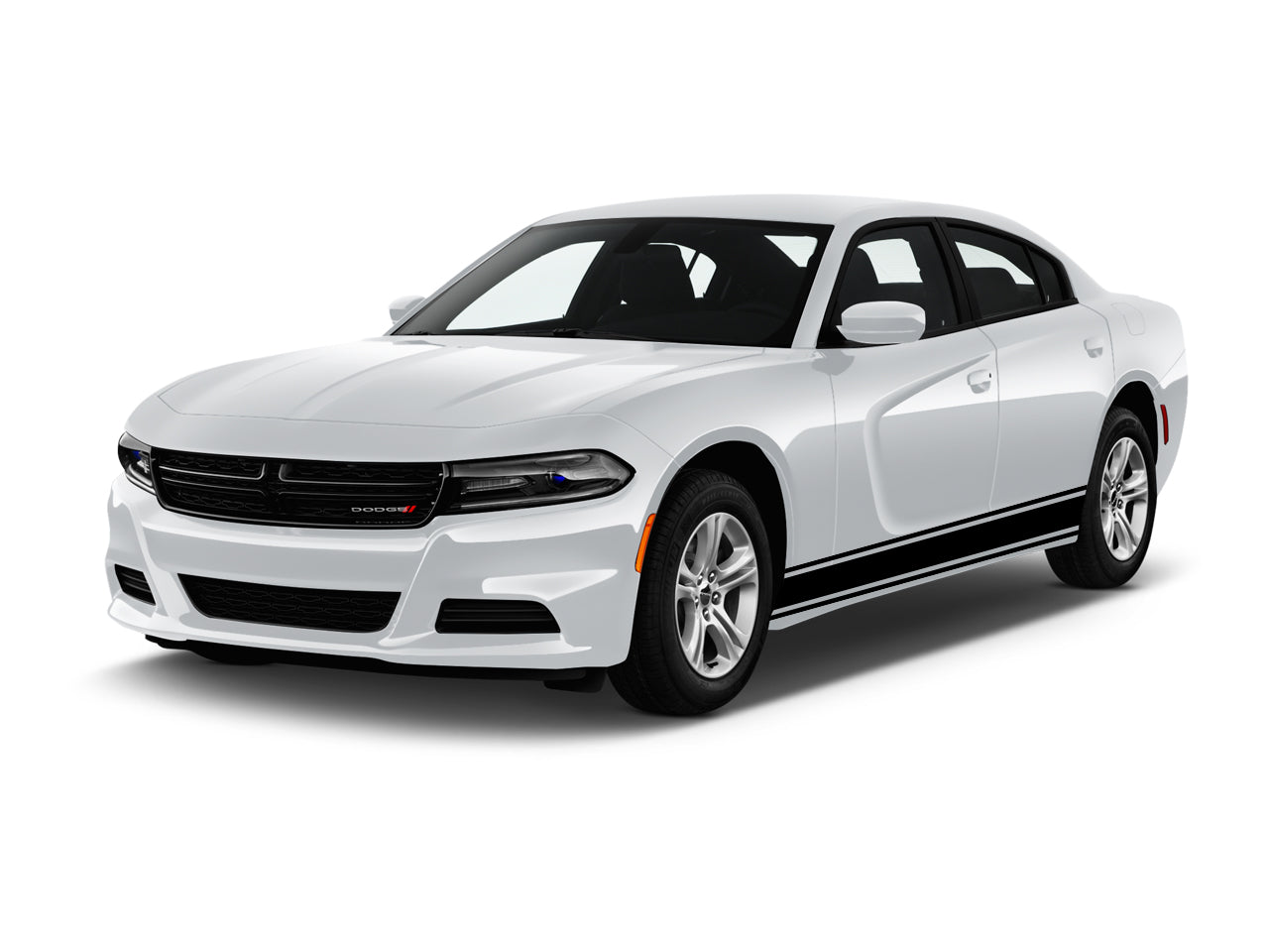 a white car on a white background