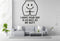 I Hope Your Day is as Nice as My Butt - Funny Bathroom Wall Decal Vinyl Sticker Removable