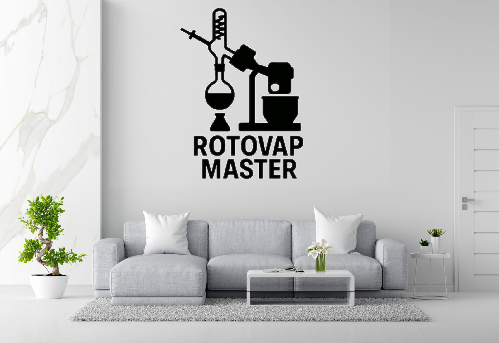 Rotovap Master - Funny Chemistry Wall Decal Vinyl Sticker Removable