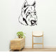 Scottish Terrier Dog Removable Vinyl Decal Matte Finish Home Decor for Indoor Walls