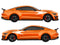 Ford Mustang vinyl livery stripe kit, racing stripe kit detail