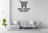 Retail Therapy Specialist - Funny Banking Wall Decal Vinyl Sticker Removable