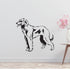 Taigan Dog Removable Vinyl Decal Matte Finish Home Decor for Indoor Walls