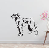 Taigan Dog Removable Vinyl Decal Matte Finish Home Decor for Indoor Walls
