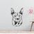 a wall decal of a german shepard dog