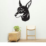 Toy Manchester Terrier Dog Removable Vinyl Decal Matte Finish Home Decor for Indoor Walls