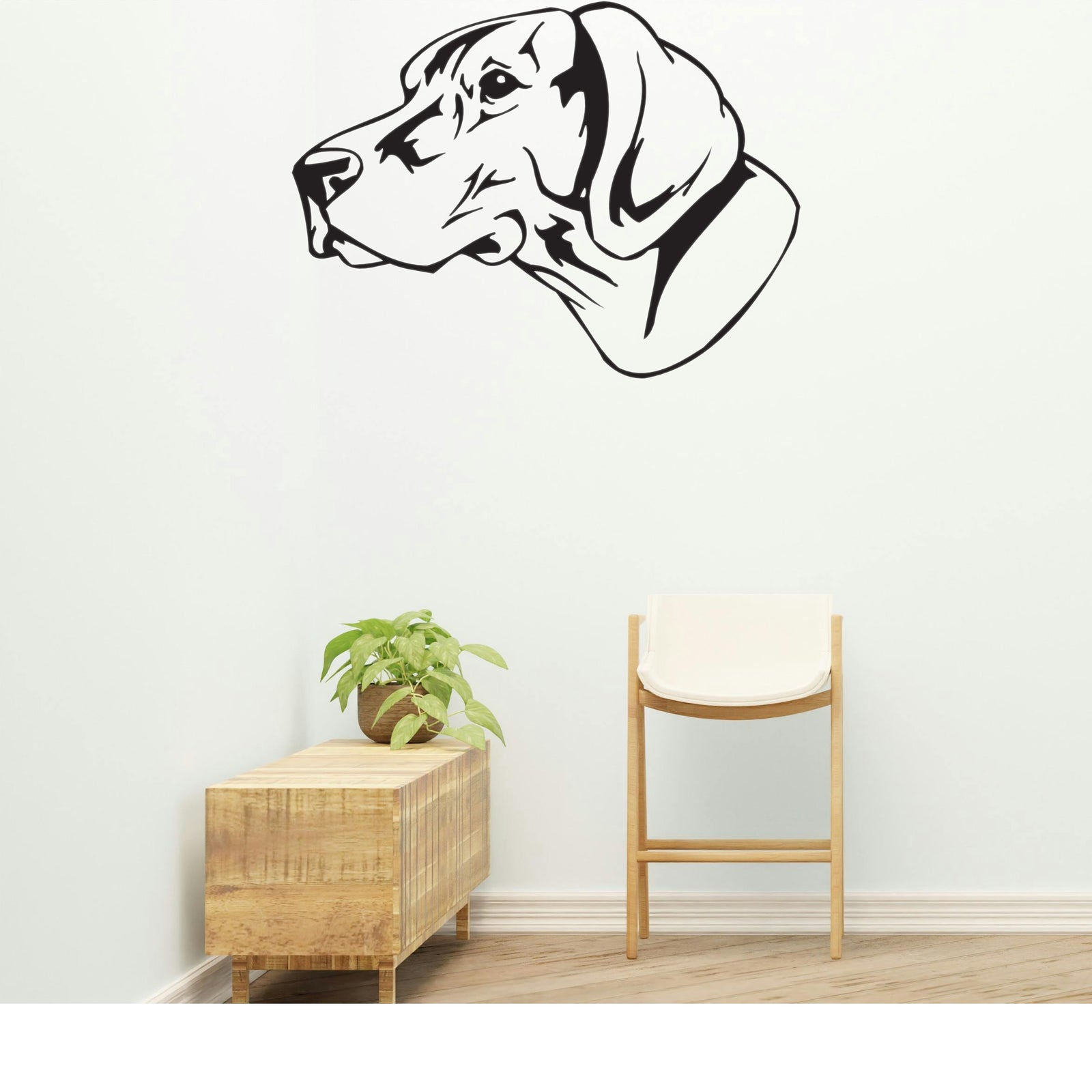 German Shorthaired Pointer Dog Removable Vinyl Decal Matte Finish Home Decor for Indoor Walls