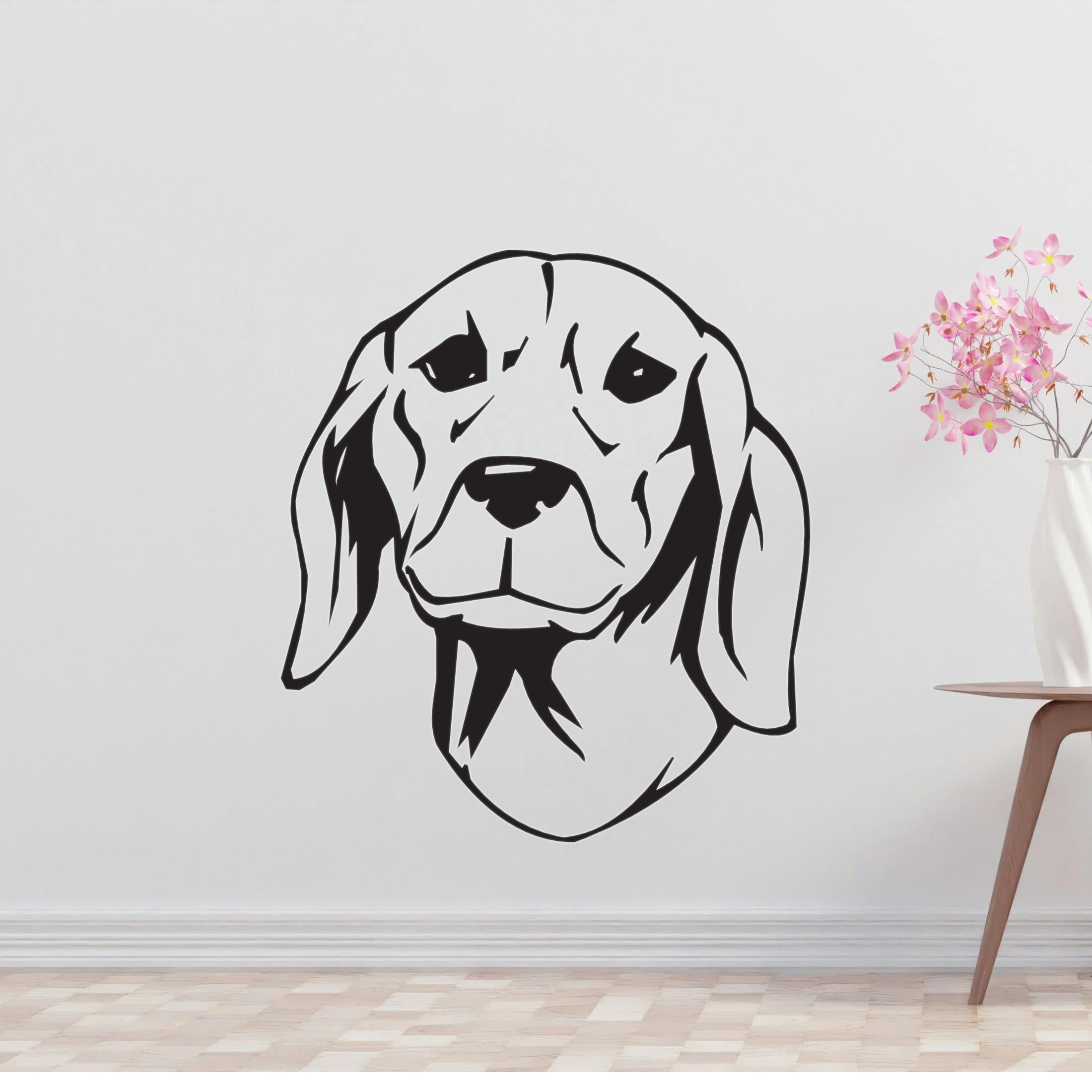 Serbian Hound Dog Removable Vinyl Decal Matte Finish Home Decor for Indoor Walls