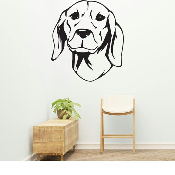 Serbian Hound Dog Removable Vinyl Decal Matte Finish Home Decor for Indoor Walls