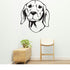 Serbian Hound Dog Removable Vinyl Decal Matte Finish Home Decor for Indoor Walls