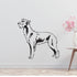 Scottish Deerhound Dog Removable Vinyl Decal Matte Finish Home Decor for Indoor Walls