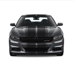 Dual 10" Racing Stripes with Pins Self Healing Vinyl fits Dodge Charger 2011 to 2022