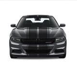 Dual 10" Racing Stripes with Pins Self Healing Vinyl fits Dodge Charger 2011 to 2022