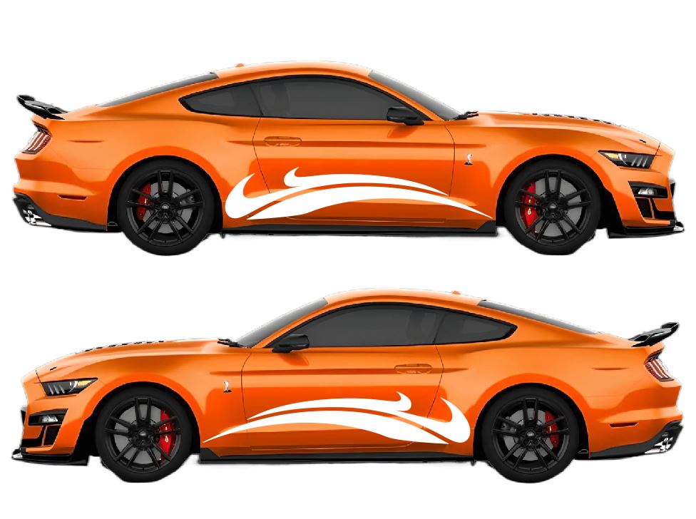 Swift Wave Air Release Livery Kit #4 Fits Ford Mustang 2015 - 2023 Fusion Decals