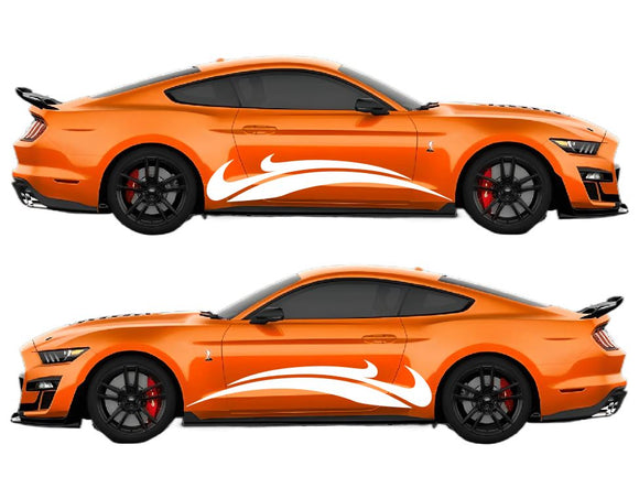 Swift Wave Air Release Livery Kit #4 Fits Ford Mustang 2015 - 2023 Fusion Decals