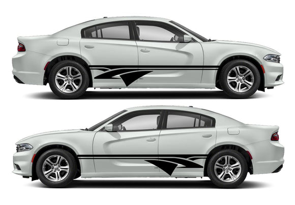 Arrowhead Side Livery Air Release Vinyl Decal Kit #4 Fits Dodge Charger 2011-2023 Fusion Decals