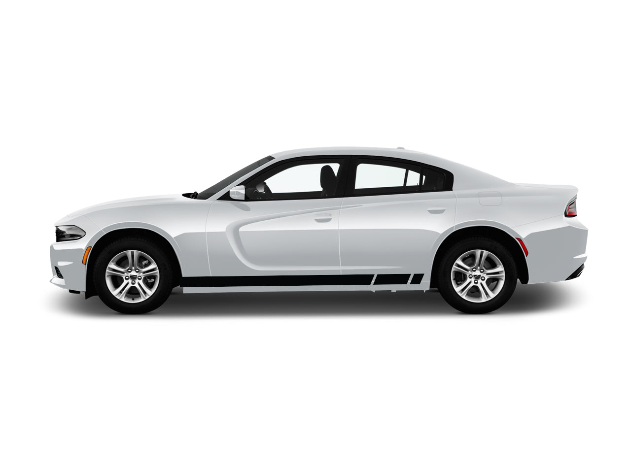 a white car is shown on a white background