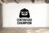 Centrifuge Champion - Funny Chemistry Wall Decal Vinyl Sticker Removable