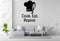 Cook Eat Repeat Removable Vinyl Decal for Indoor Walls