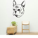 French BullDog Removable Vinyl Decal Matte Finish Home Decor for Indoor Walls