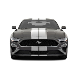 Dual 7.9" Racing Stripes w/pins Self Healing Vinyl fits Ford Mustang 2015 to 2023