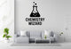 Chemistry Wizard - Funny Chemistry Wall Decal Vinyl Sticker Removable